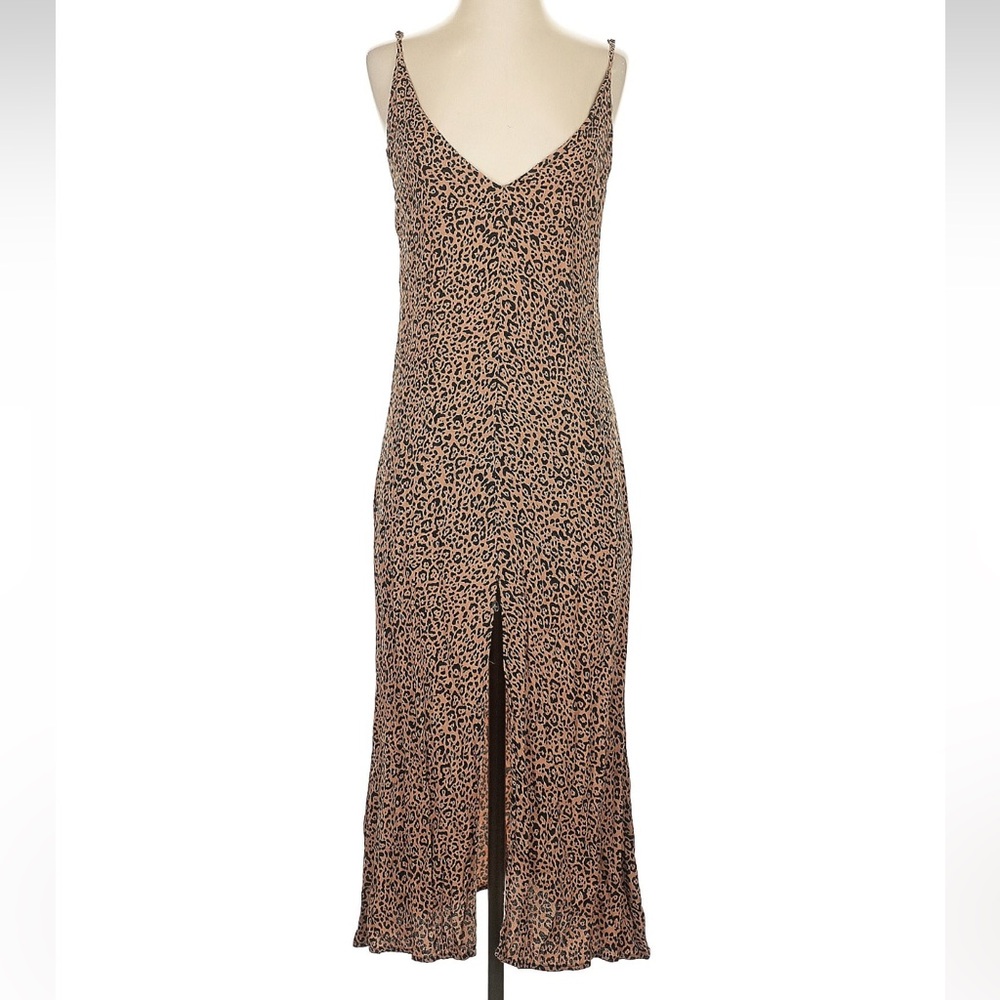 Reformation Cheetah print midi dress
